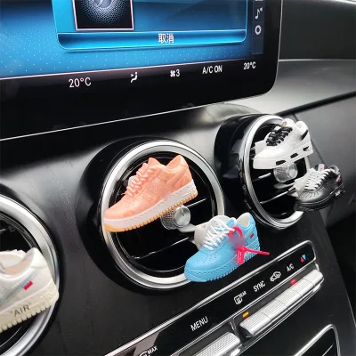 Nuevo diseño Sports Aj1 Sneaker Jordan Shoes Difusor Clip Ambientador de coche con fragancia de salida de aire de coche