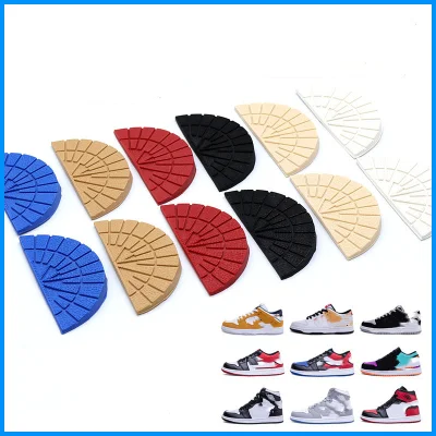 Etiqueta engomada de goma del protector del talón de la suela del zapato para la suela de las zapatillas de deporte